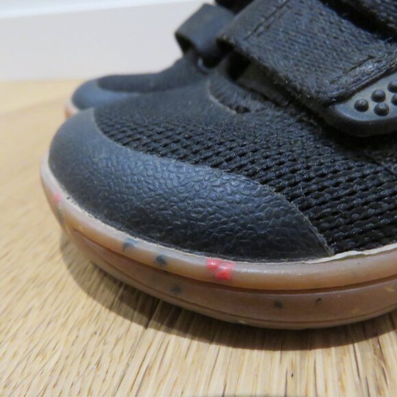 WHITIN Barefoot Toddler Sneaker Shoes in Black Breathable Mesh Outdoor Casual - Picture 5 of 10